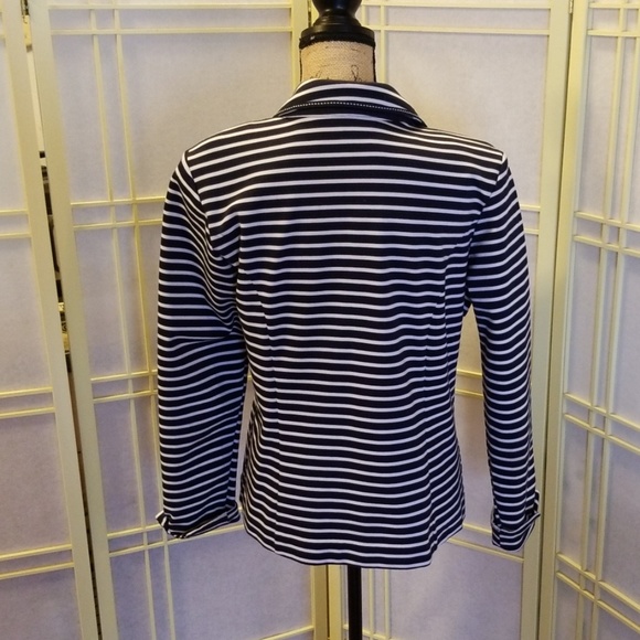 EUC Christopher Banks Stripped Blazer - Picture 3 of 6